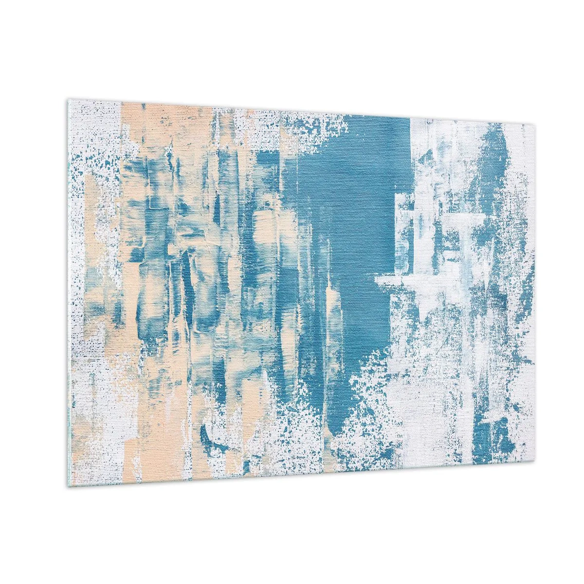 Tablou pe sticlă - Prin ţurţur de gheață - 100x70 cm