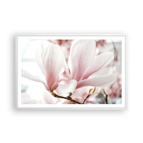 Poster în ramă albă - Imensitatea sensibilității - 91x61 cm