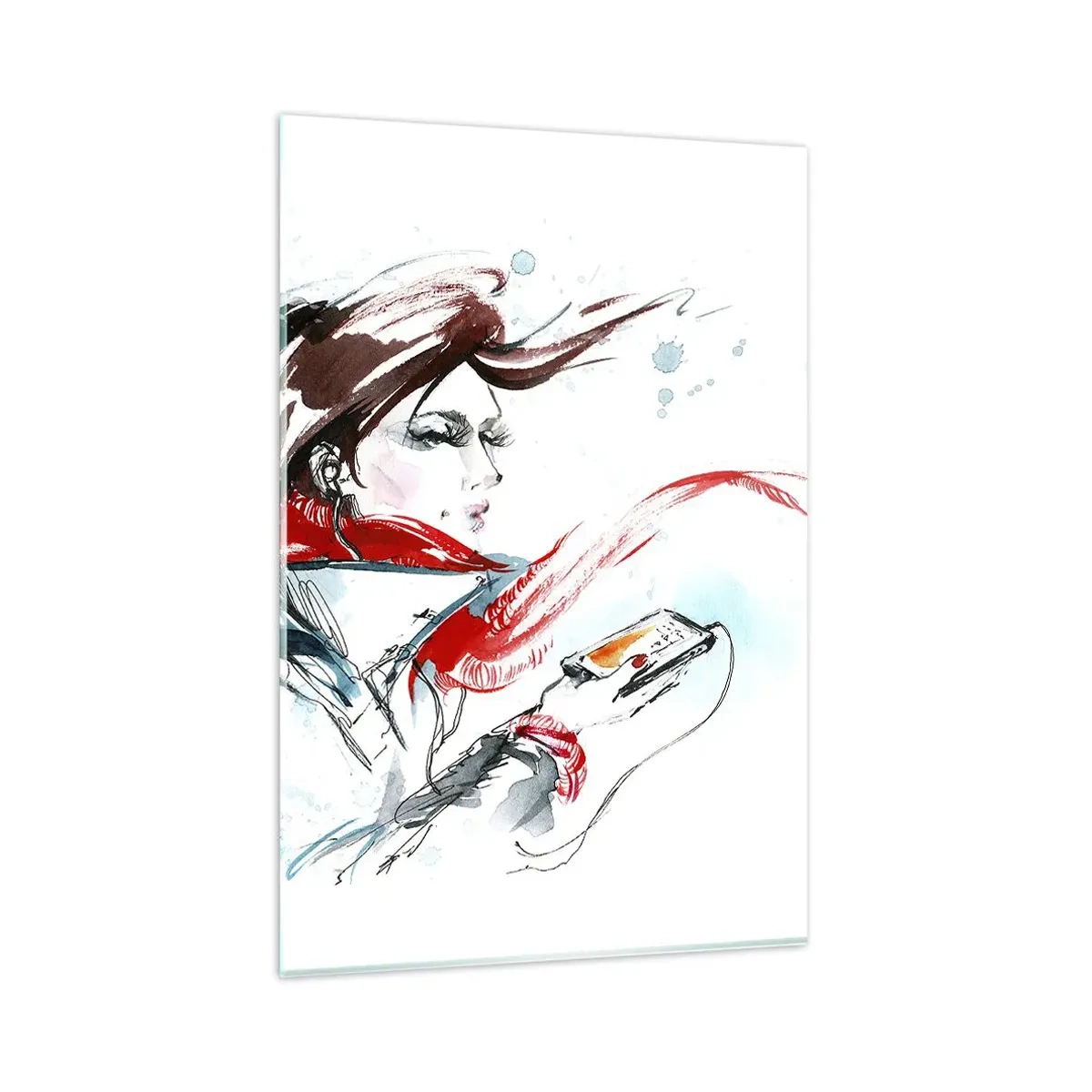 Tablou pe sticlă - Ceva cântă în mine - 80x120 cm