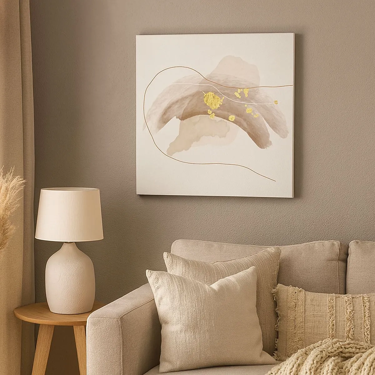 Tablou pe pânză - Întâlnite în spațiu - 30x30 cm