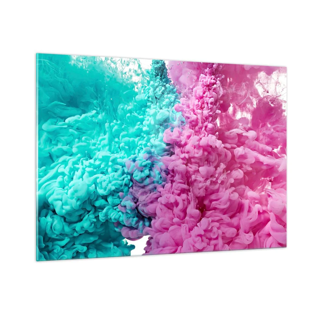 Tablou pe sticlă - O ciocnire decisivă - 100x70 cm