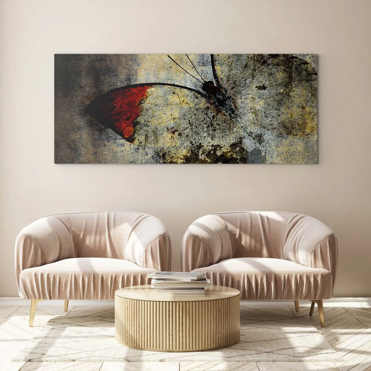 Tablou pe sticlă - Privește înainte să dispar - 120x50 cm