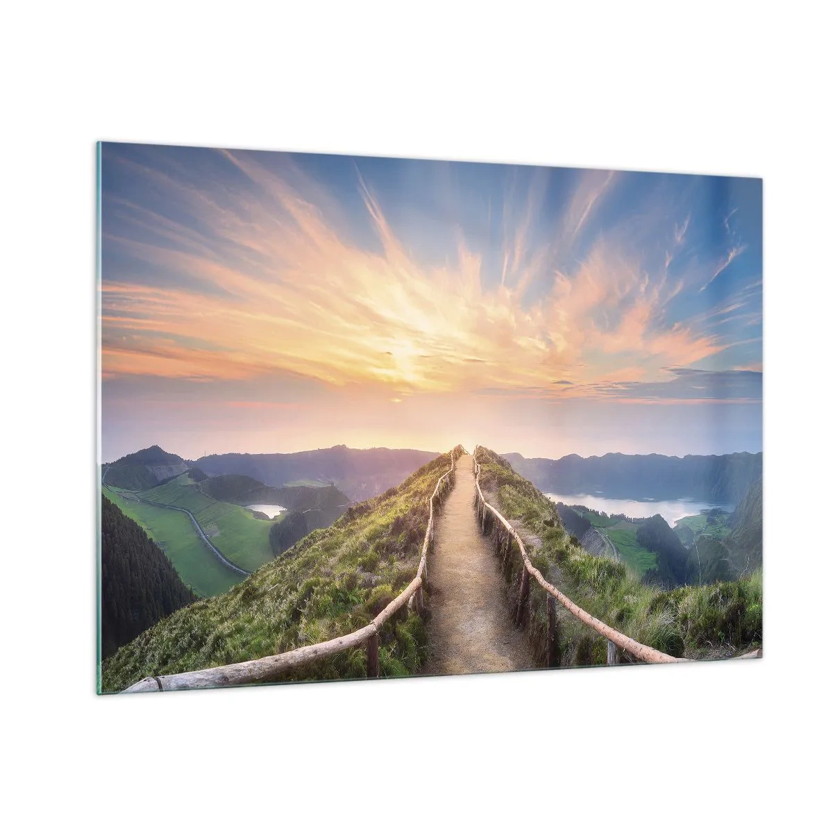 Tablou pe sticlă - Aproape de cer - 100x70 cm