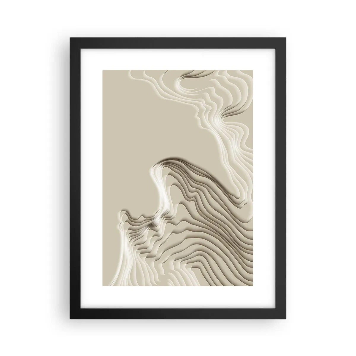 Poster în ramă neagră - Topografia artei - 30x40 cm