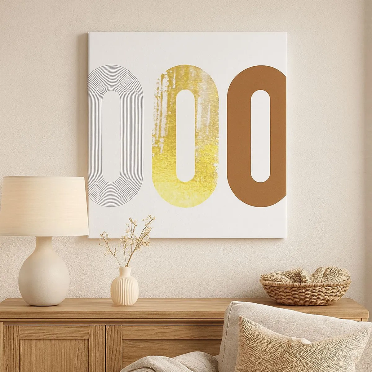 Tablou pe pânză - Ooo! - 30x30 cm