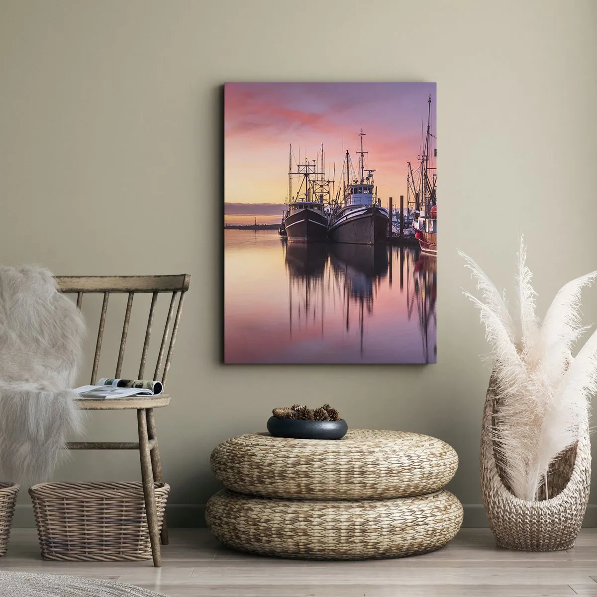 Tablou pe pânză - Înainte de o zi plină - 50x70 cm