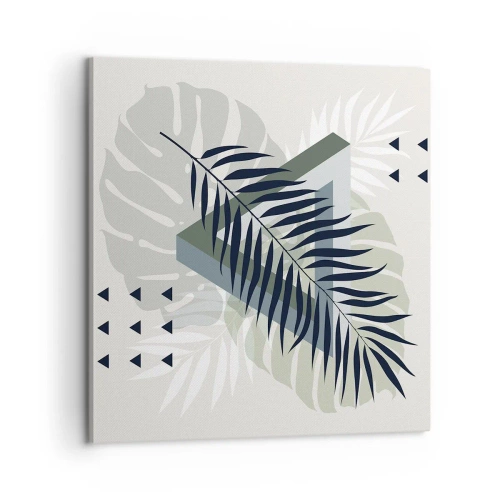 Tablou pe pânză - Natura și geometria - două ordine? - 60x60 cm