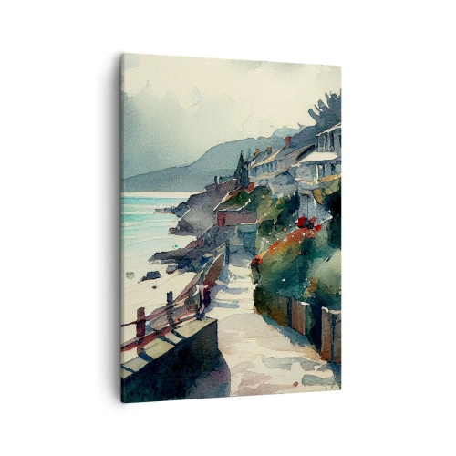 Tablou pe pânză - Orășel mediteraneean - 50x70 cm