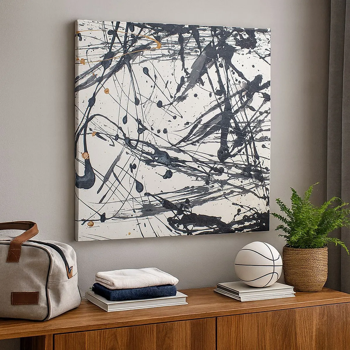 Tablou pe pânză - Cu sau fără sens? - 30x30 cm