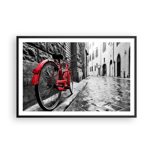 Poster în ramă neagră - Adevărata frumusețe nu îmbătrânește - 91x61 cm