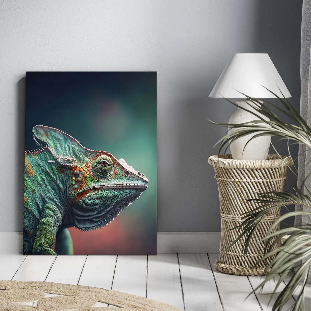 Tablou pe pânză - Mă poți vedea? Nu e bine... - 55x100 cm