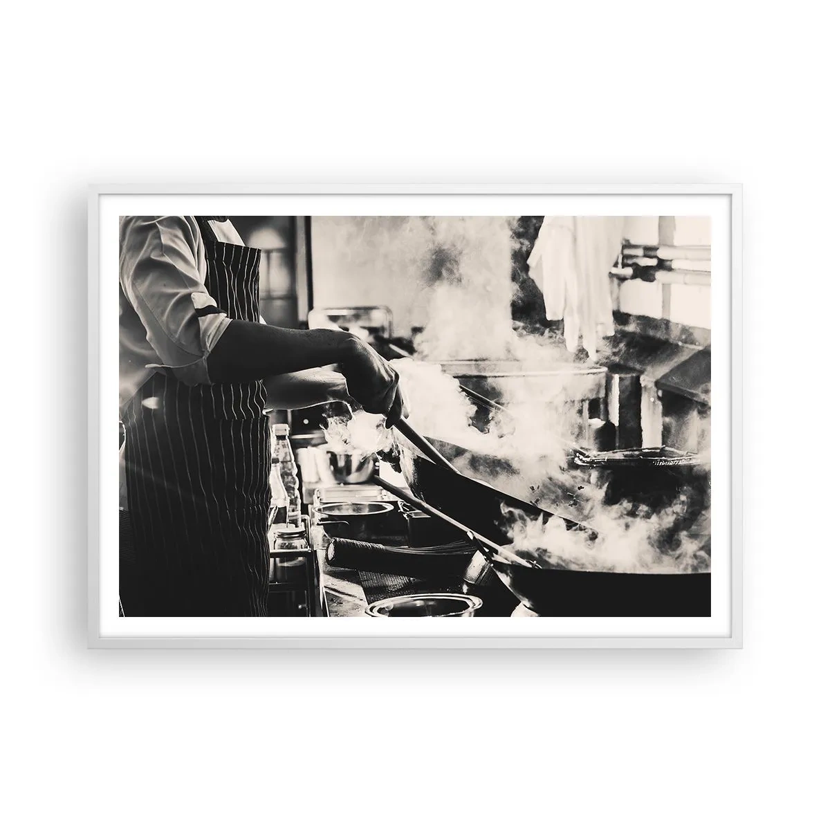 Poster în ramă albă - Alchimia aromelor - 100x70 cm