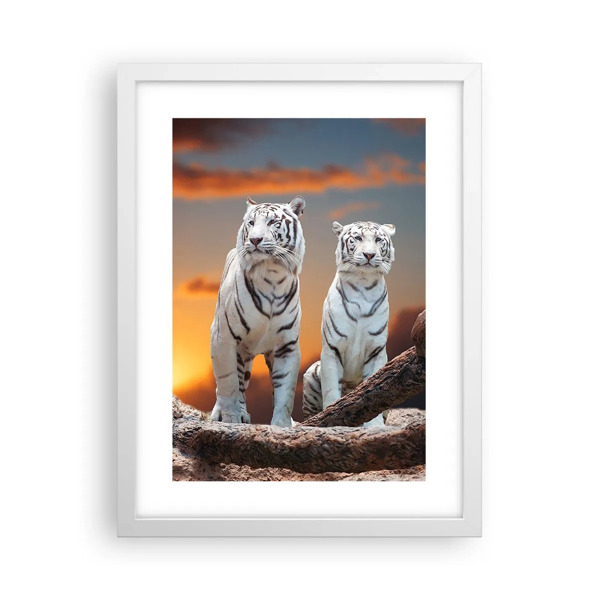 Poster în ramă albă - La fel ca în Narnia - 30x40 cm