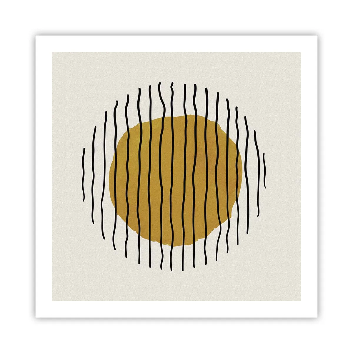 Poster - Abstracție tremurândă de căldură - 60x60 cm