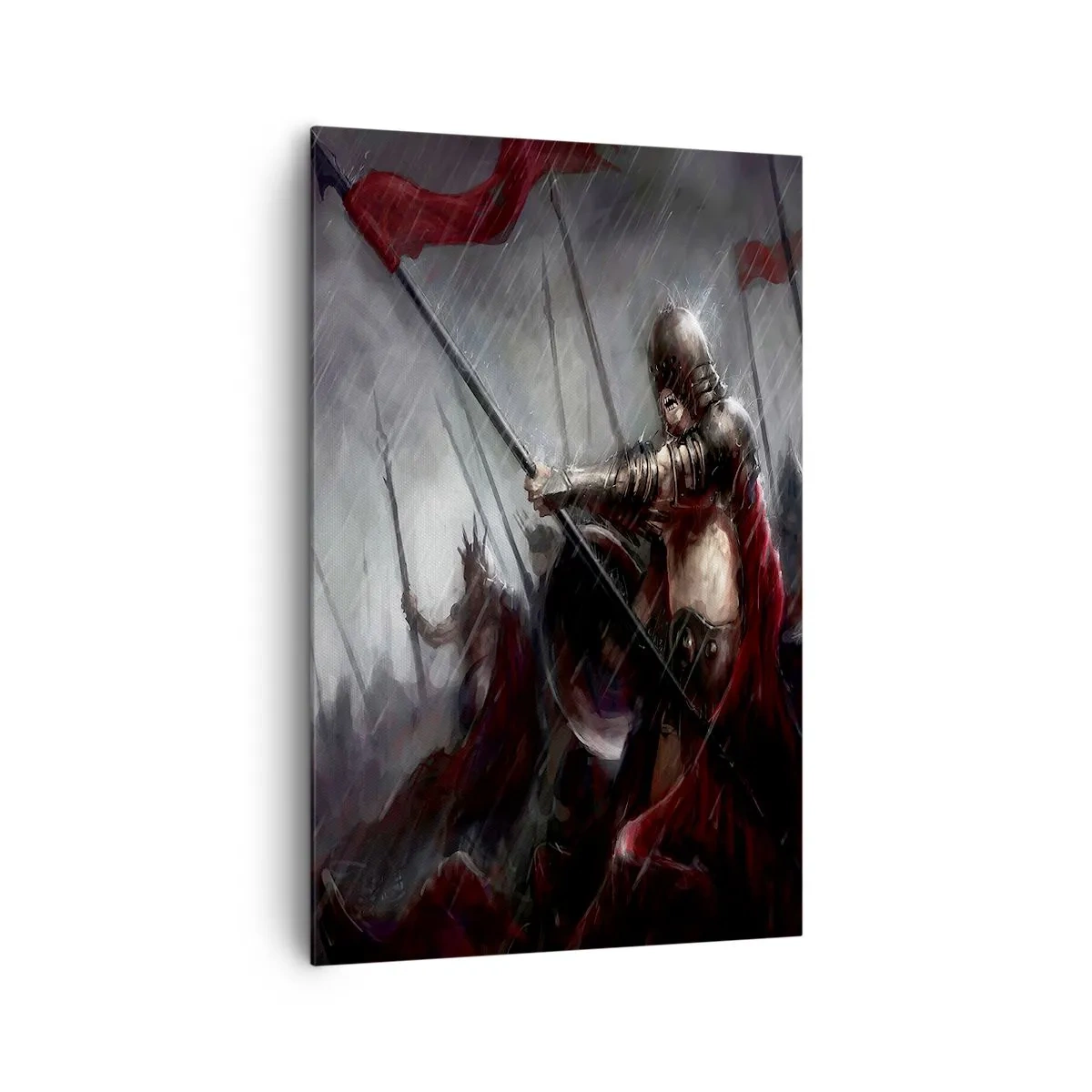 Tablou pe pânză - Trecătorule, spune-i Spartei.. - 80x120 cm