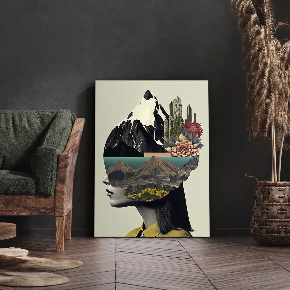 Tablou pe pânză - Femeia - întotdeauna un mister - 50x70 cm