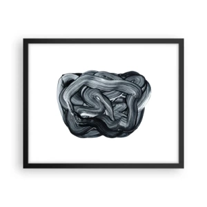 Poster în ramă neagră - Nu este atât de simplu - 50x40 cm