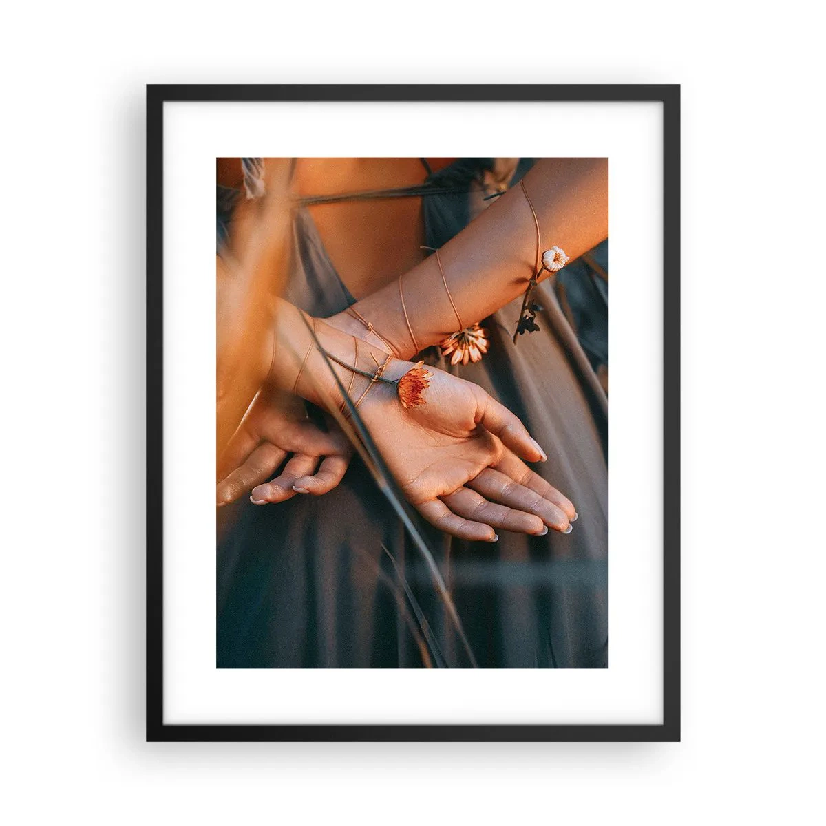 Poster în ramă neagră - Legată de natură - 40x50 cm