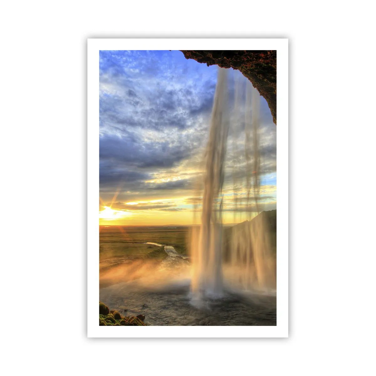 Poster - Lumea din spatele vălului de picături - 61x91 cm