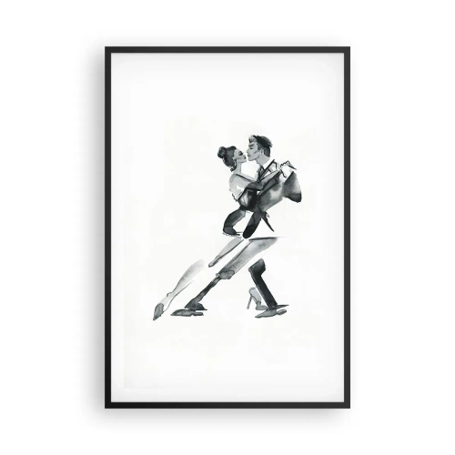 Poster în ramă neagră - Într-un ritm - 61x91 cm