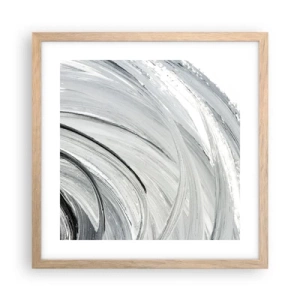 Poster în ramă de stejar deschis - Compoziție orbitală - 40x40 cm