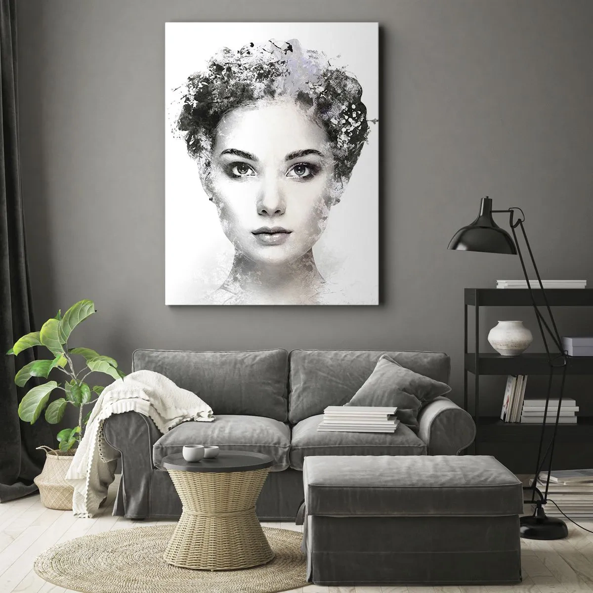 Tablou pe pânză - Un portret extrem de elegant - 50x70 cm
