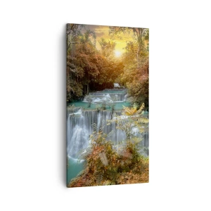 Tablou pe pânză - Comoara ascunsă a pădurii - 45x80 cm