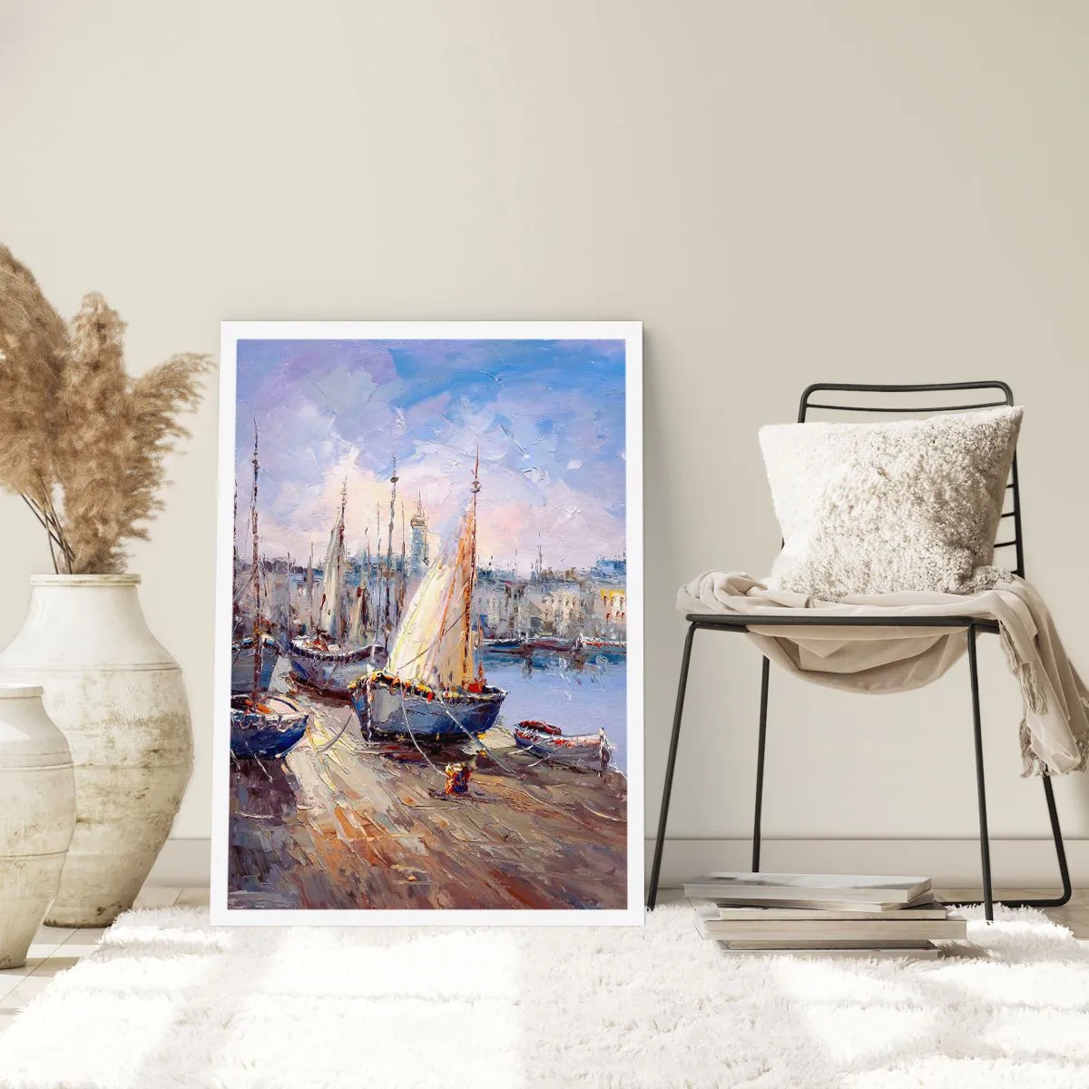 Poster - Orășel de lângă golf - 70x100 cm