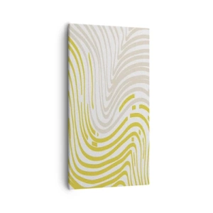 Tablou pe pânză - Compoziție cu cambrare ușoară - 55x100 cm