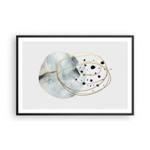 Poster în ramă neagră - În îmbrățișarea spațiului - 91x61 cm