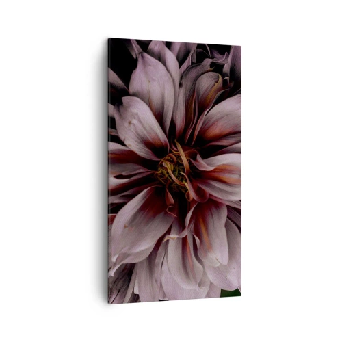 Tablou pe pânză - Inimă florală - 45x80 cm