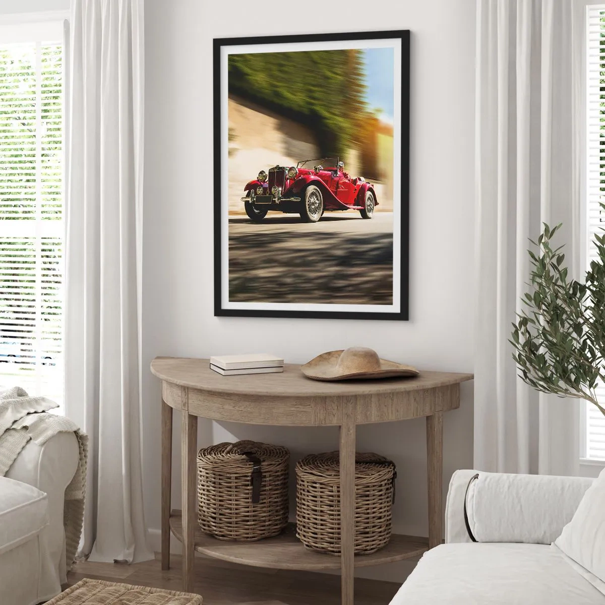 Poster în ramă neagră - Mai frumoasă decât Nike din Samothrace - 40x50 cm