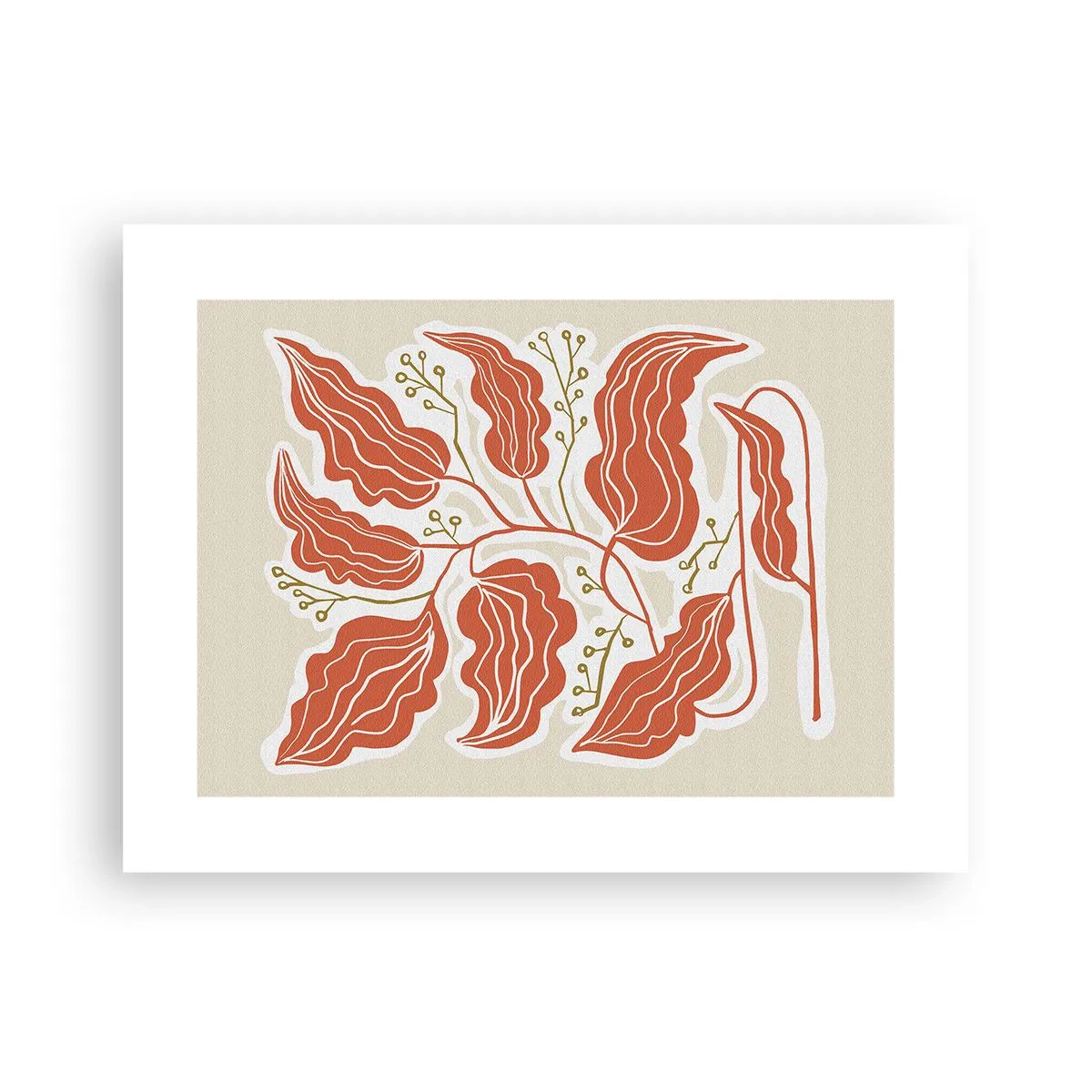Poster - Folk și coral - 40x30 cm