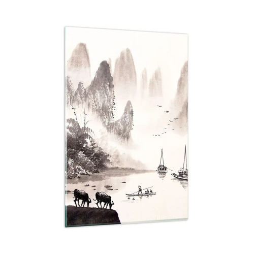 Tablou pe sticlă - Viața exotică de zi cu zi a Estului - 80x120 cm