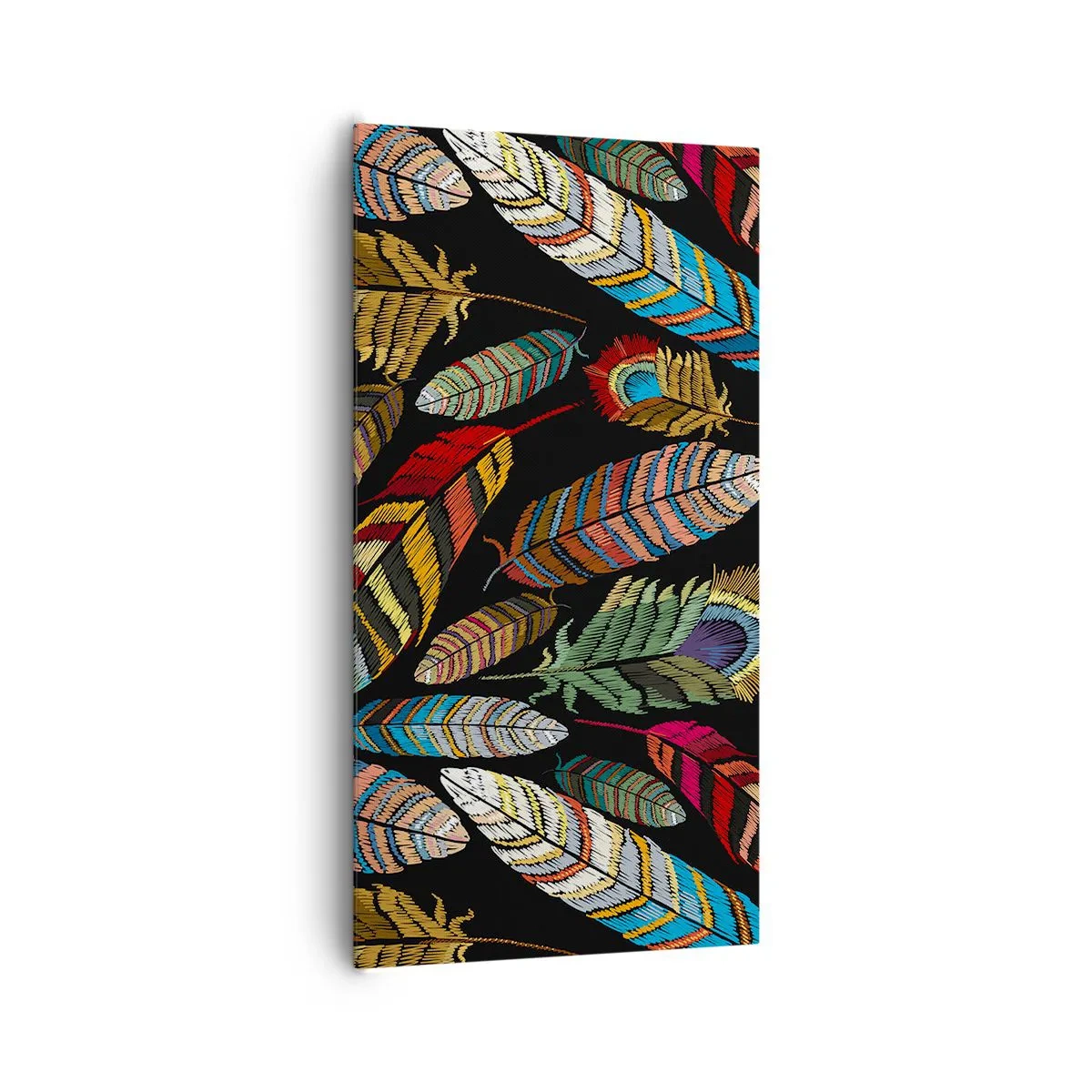 Tablou pe pânză - Carnavalul păsărilor - 65x120 cm