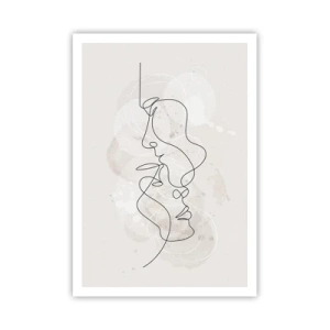Poster - Încurcați într-o îmbrățișare - 70x100 cm