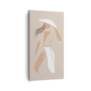 Tablou pe pânză - Moda este distractivă - 55x100 cm