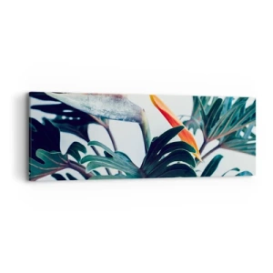 Tablou pe pânză - Tufiș sau pasăre? - 90x30 cm