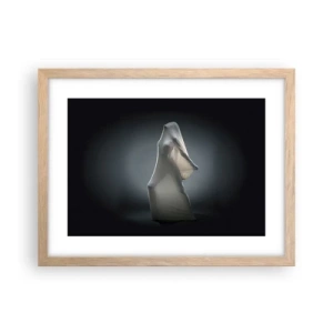 Poster în ramă de stejar deschis - Dorințe ascunse - 40x30 cm