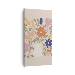 Tablou pe pânză - Buchet delicat - 65x120 cm