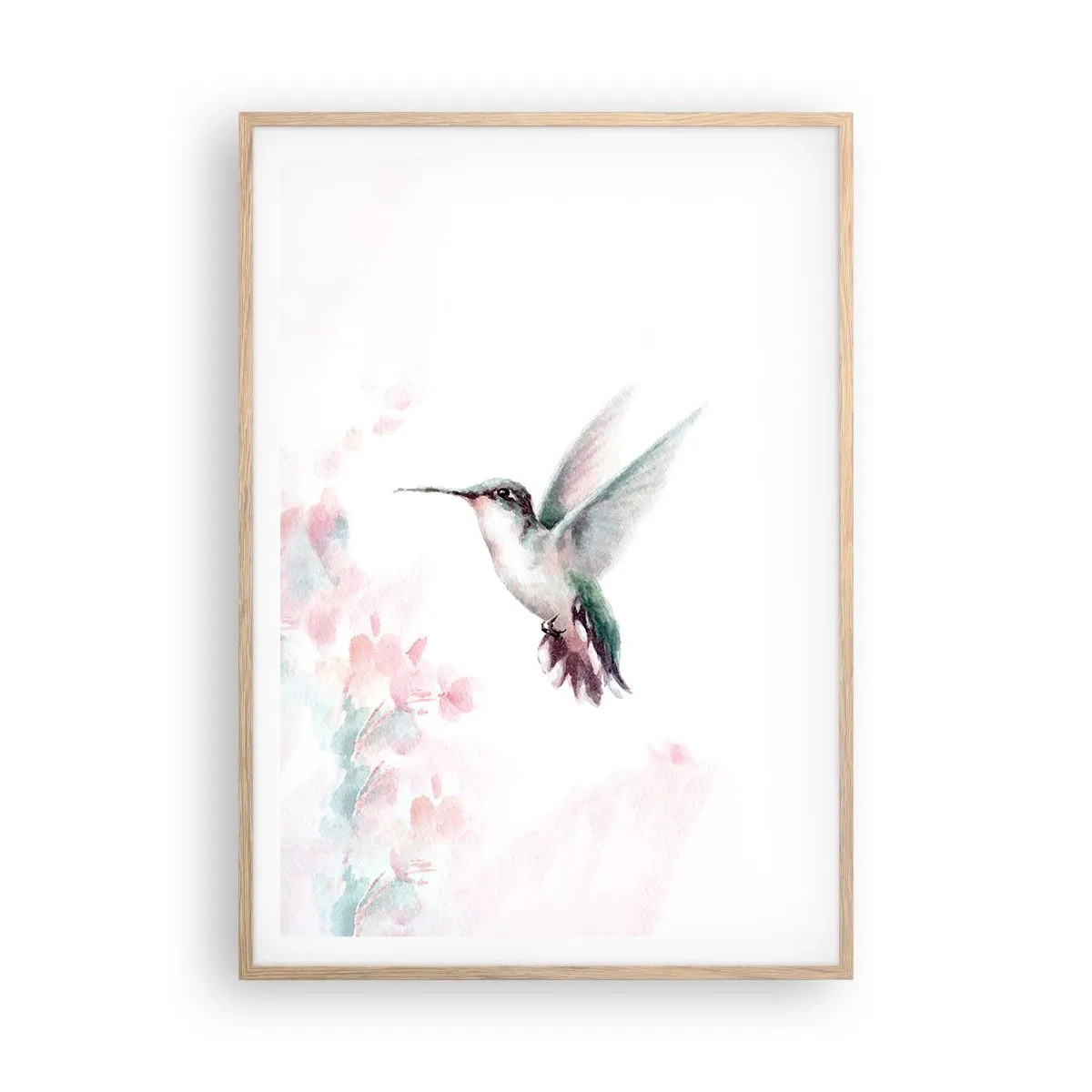 Poster în ramă de stejar deschis - Oprit în mișcare - 70x100 cm