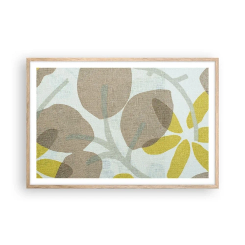 Poster în ramă de stejar deschis - Compoziție în plin soare - 91x61 cm