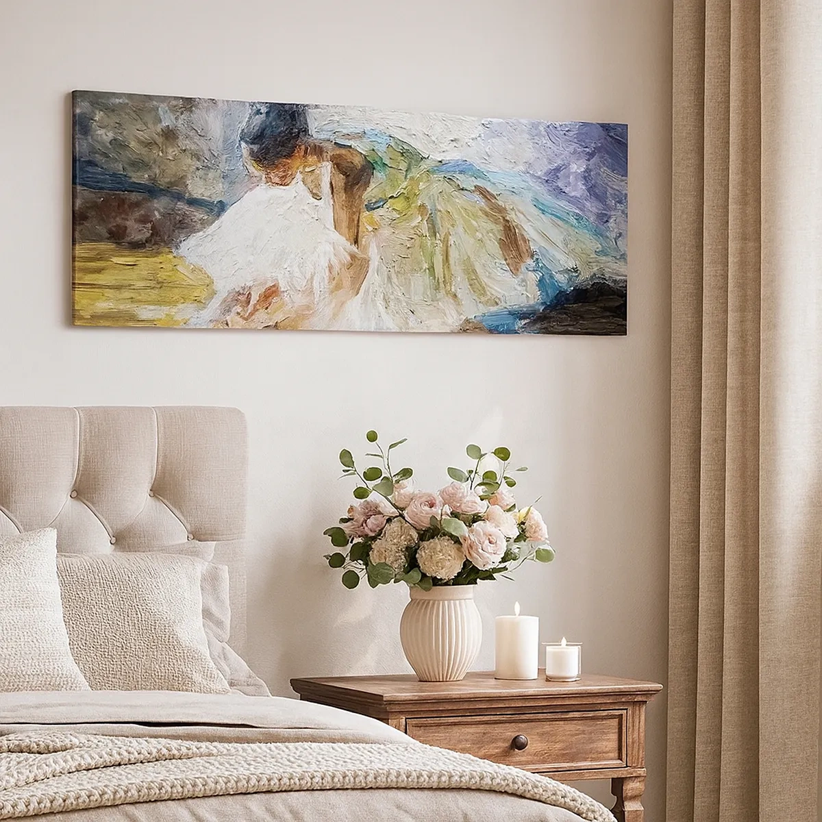 Tablou pe pânză - Dintr-un tablou de Degas - 30x30 cm