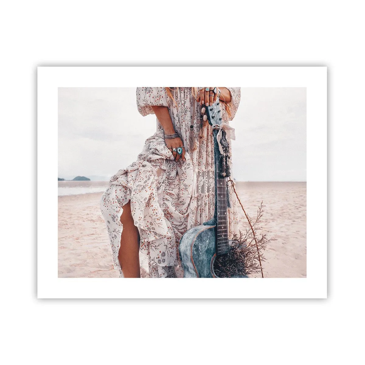 Poster - Hippie pe drum - 50x40 cm