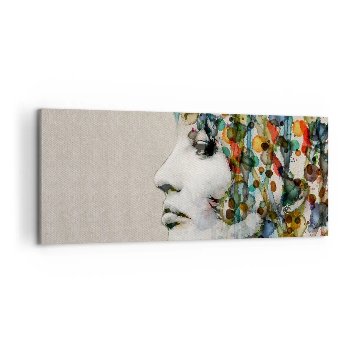 Tablou pe pânză - A ieșit din cenușiu - 120x50 cm