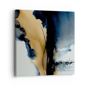 Tablou pe pânză - În spatele cortinei - 30x30 cm