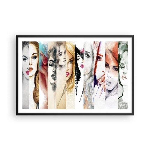 Poster în ramă neagră - Și întotdeauna ești TU - 91x61 cm