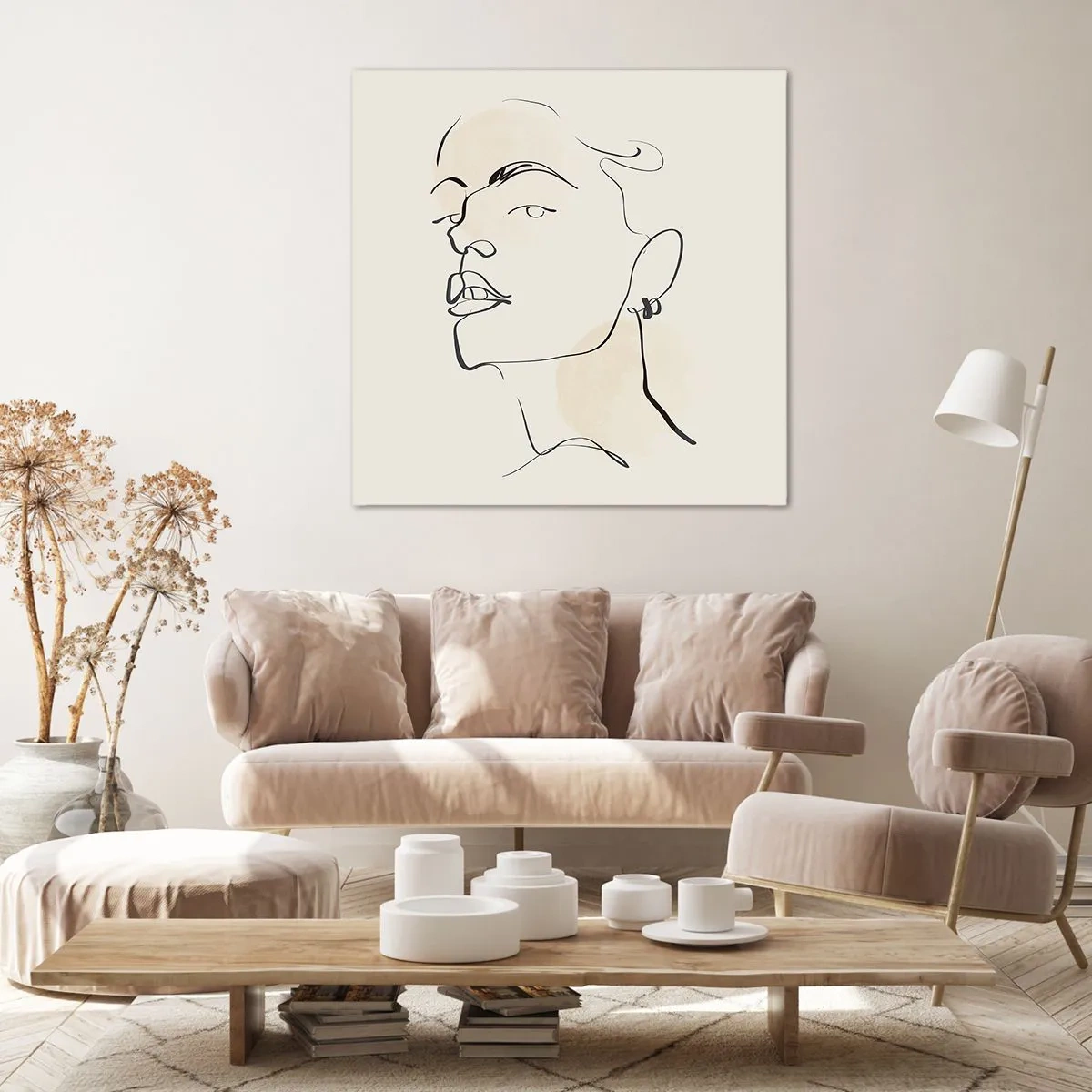 Tablou pe pânză - O privire mândră - 60x60 cm