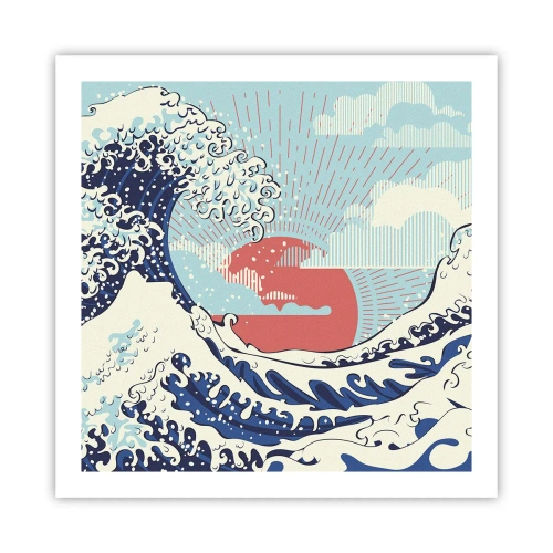 Poster - Din inspirații japoneze - 60x60 cm