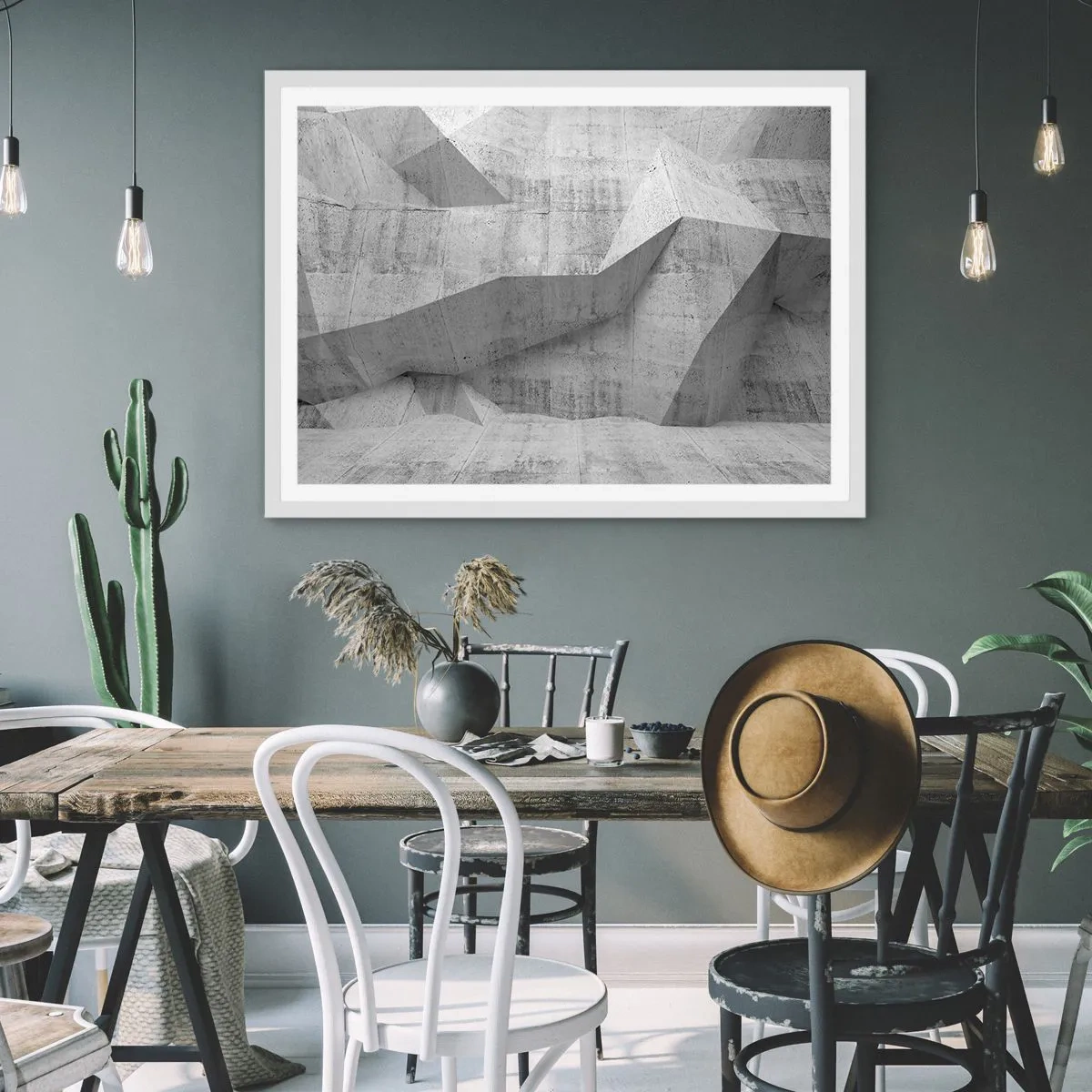 Poster în ramă albă - O adevărată provocare - 70x50 cm